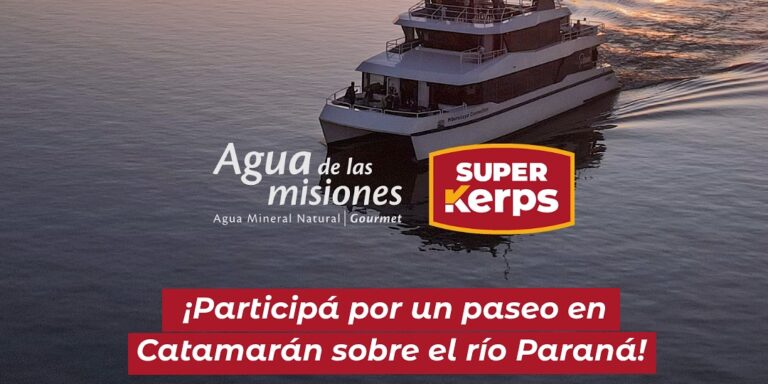 Agua de las misiones y Súper Kerps lanzan una propuesta imperdible para disfrutar del verano en Posadas